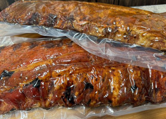 JH Honey Chipotle Smoked Baby Back Pork Ribs - J-H Cattle Co. Meat Store
