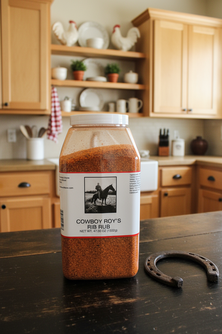 Cowboy Roy's Rib Rub - 47 oz. – J-H Cattle Co. Meat Store
