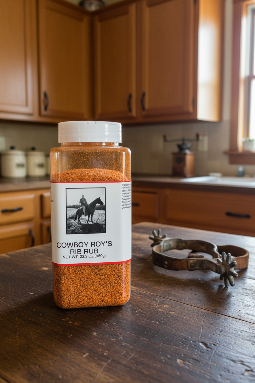 Cowboy Roy's Rib Rub - 23.3 oz. – J-H Cattle Co. Meat Store