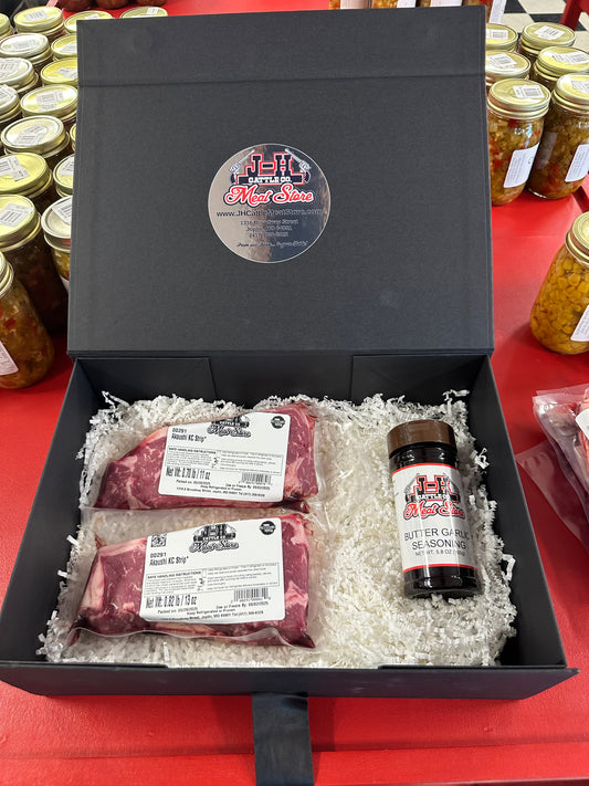 Akaushi Gift Option 2: Akaushi KC Strips & J-H Seasoning