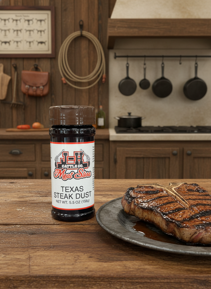 Texas Steak Dust – J-H Cattle Co. Meat Store