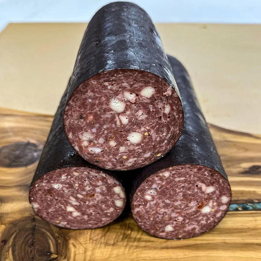 American Wagyu Akaushi Pepper Jack Summer Sausage - J-H Cattle Co. Meat Store